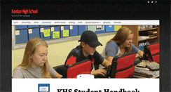 Desktop Screenshot of highschool.kentoncityschools.org