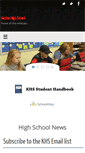 Mobile Screenshot of highschool.kentoncityschools.org