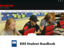 Tablet Screenshot of highschool.kentoncityschools.org