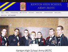 Tablet Screenshot of jrotc.kentoncityschools.org